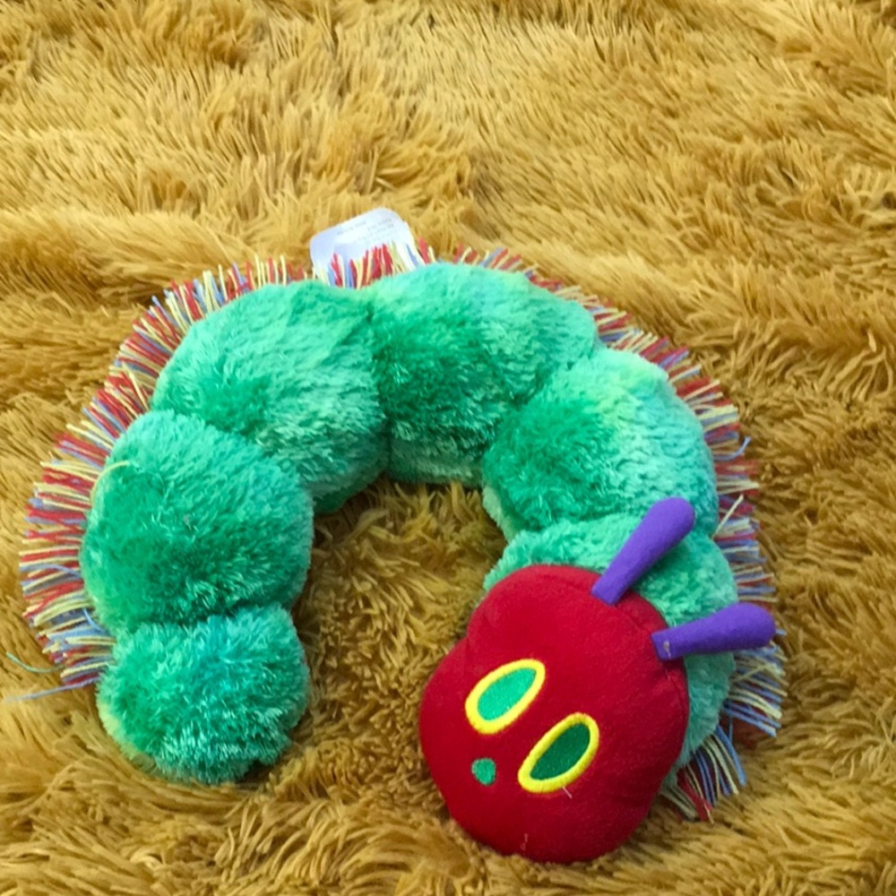 Caterpillar neck pillow